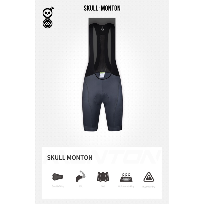 Celana BIB WOMENS Monton Urban Skull Monton Gray / BIB