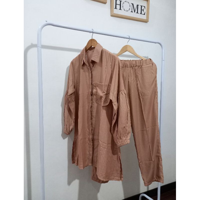 Anggifamily Oneset Setcel Rayon Twill Premium