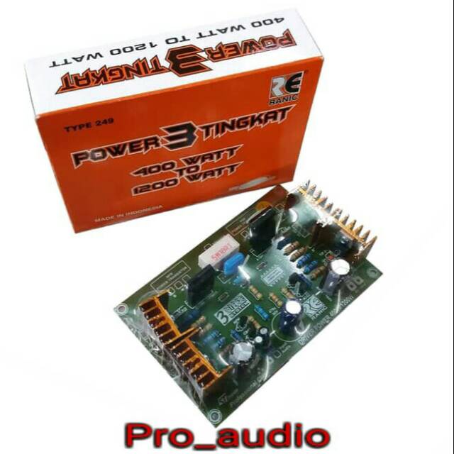 Kit Driver Power Amplifier 3 tingkat mono