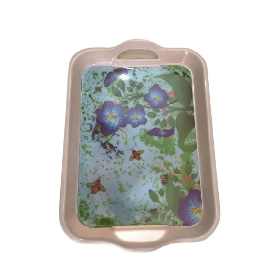 Nampan melamin motif bunga meishing 5160