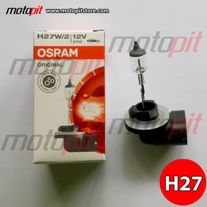 Osram Halogen H27 27W Original Spare Part Bohlam Lampu Standar