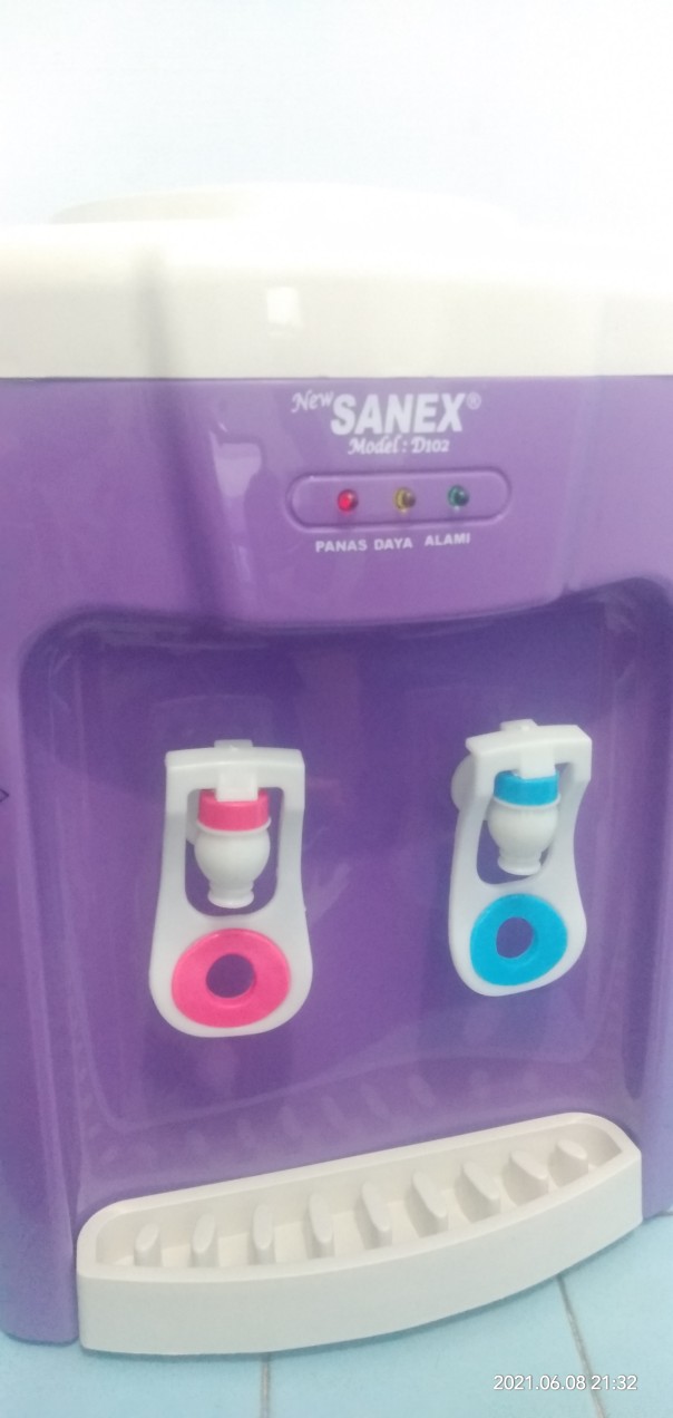 Sanex D102 Dispenser 2 Kran Panas & Normal D 102 / D102 / D-102 [hot And Warm] (garansi Resmi