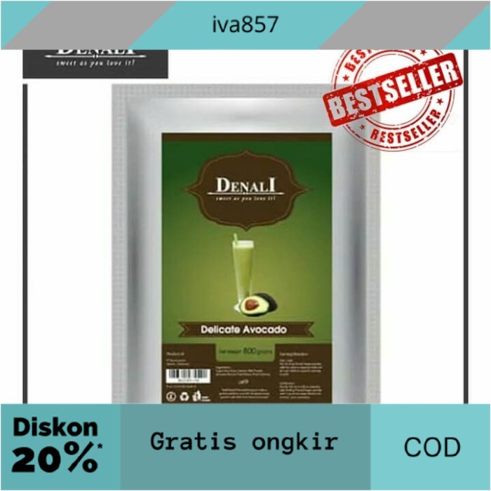 

PROMO Denali Delightful Avocado powder / Bubuk minuman premium Rasa Alpukat GRATIS ONGKIR