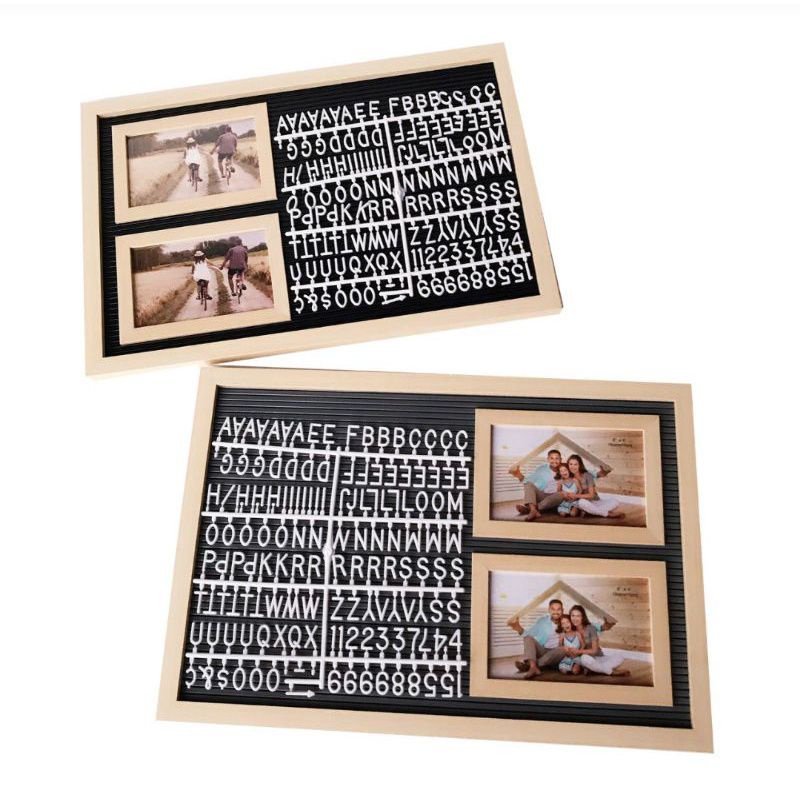LETTER BOARD Papan Nama Bayi dan Photo frame  ukuran 30x30