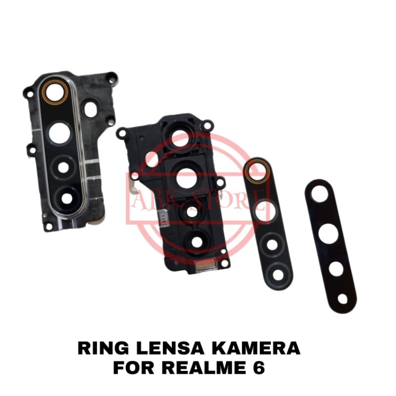 RING LENSA CAMERA / KACA KAMERA BELAKANG REALME 6 - REALME NARZO ORIGINAL