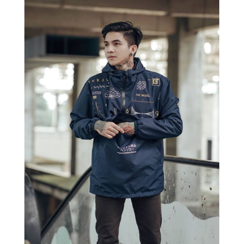 Jaket Pria Cagoule Math THE BOJIEL ORIGINAL