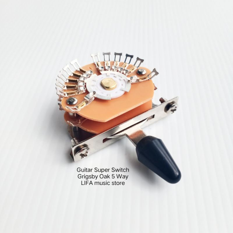 Guitar Super Switch Grigsby Oak 5 Way