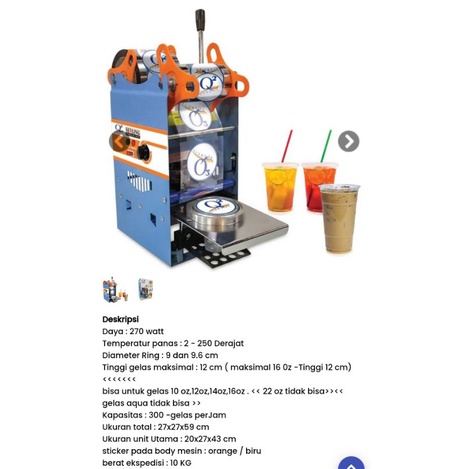 Cup Sealer Q2 D8