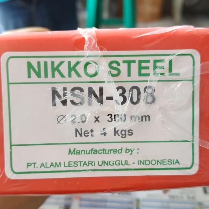 Kawat Las Stainless Nsn 308 Nsn-308 2.0 Mm 2,0Mm Nikko Steel Per Kg