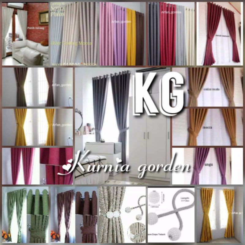 Toko lapak costum gorden minimalis gorden jendela gorden pintu gorden poni gorden smockring/pliskett