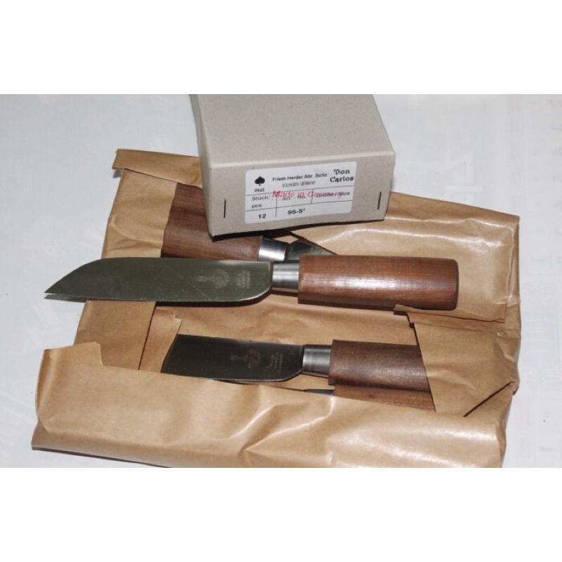 Pisau Cap Garpu Germany Asli ukuran 5 inch Bulat