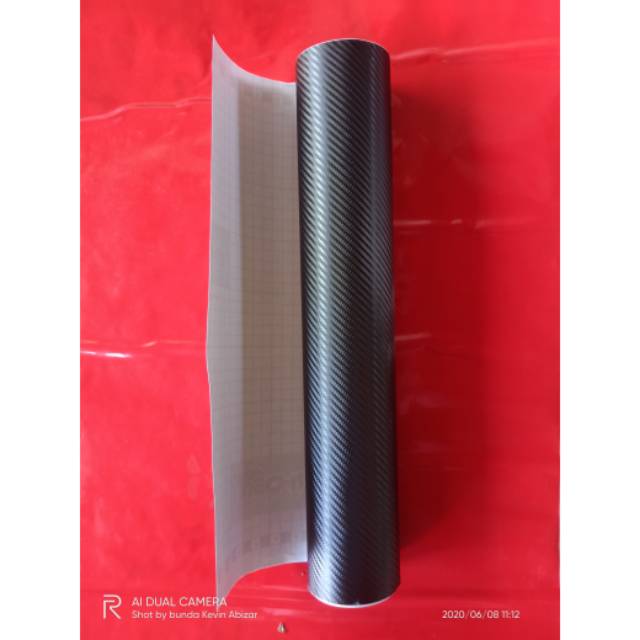 

Stiker karbon 3 D hitam