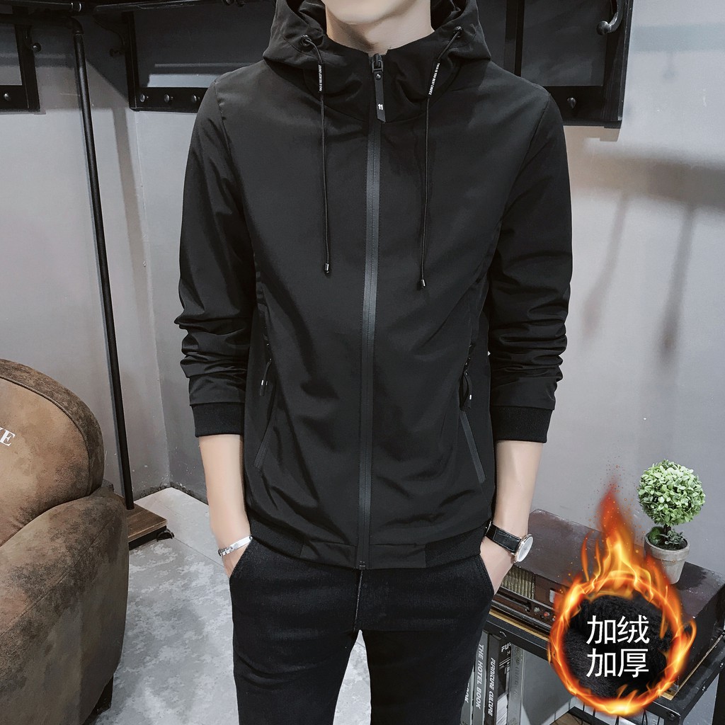 jaket hoodie slim fit