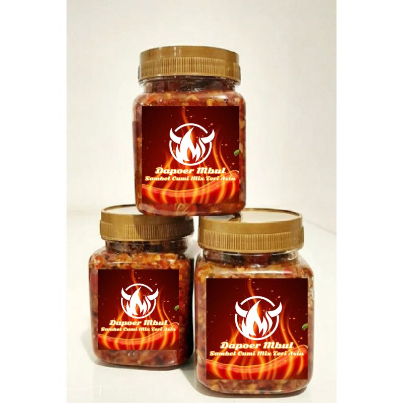 

Sambal Cumi Mix Teri Asin 150ML