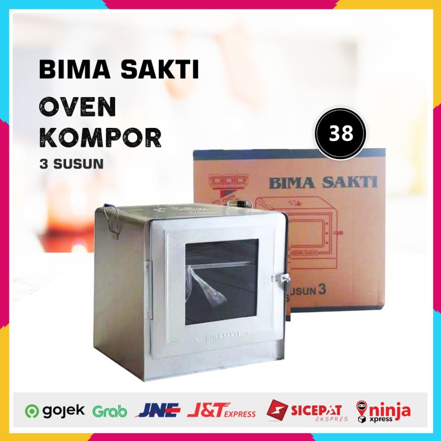 Oven Kompor Bima Sakti Tangkring 38 Aluminium 3 Susun