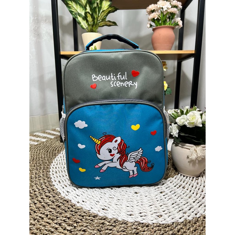 Jual Ransel Sekolat Anak Tas Punggung Sekoah Anak SD TK Warna Biru Tas ...