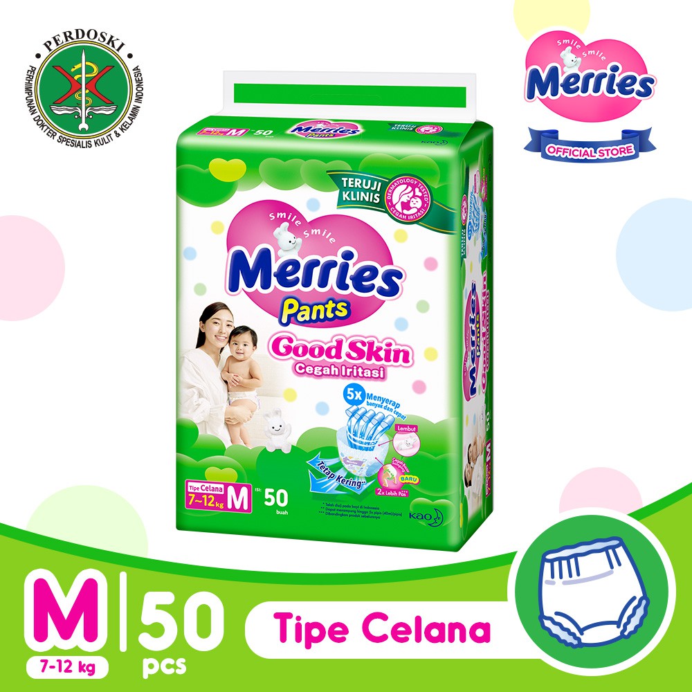 Makassar Merries Pants Good Skin M48 / Popok Merries