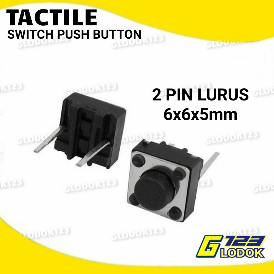 Tactile Switch Push Button SMD 6x6 2P 4P PIN Tombol Micro Momentary