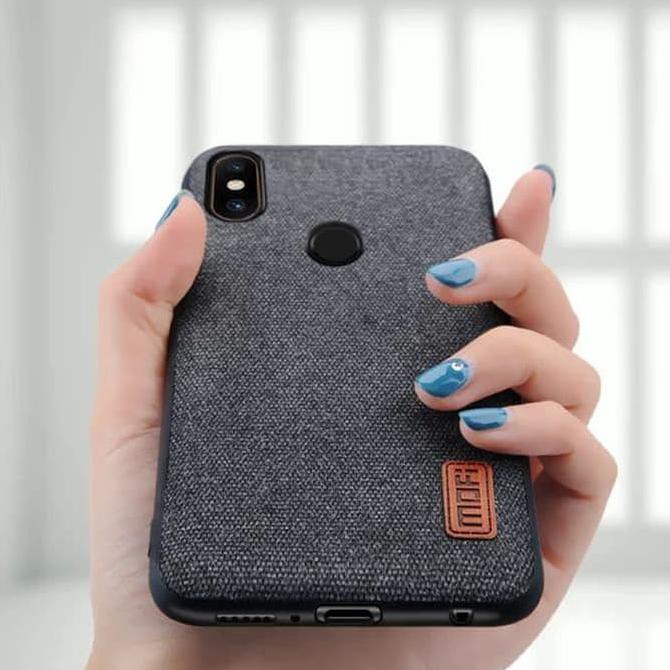 Mofi Xiaomi Redmi S2 Case Mofi Fabric Original Premium Case Redmi S2 - Black Blue New Hokyti