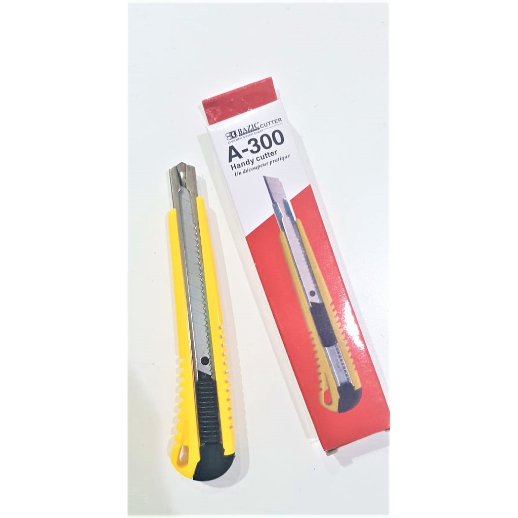 

PISAU CUTTER KATER KECIL A-300 BAZIC PEMOTONG 9 MM
