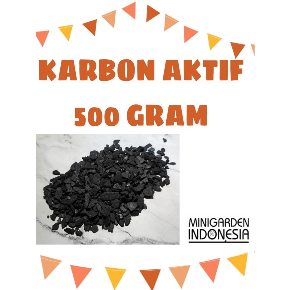 KARBON AKTIF ECER 500 GRAM carbon active granul granular penjernih air anti bau