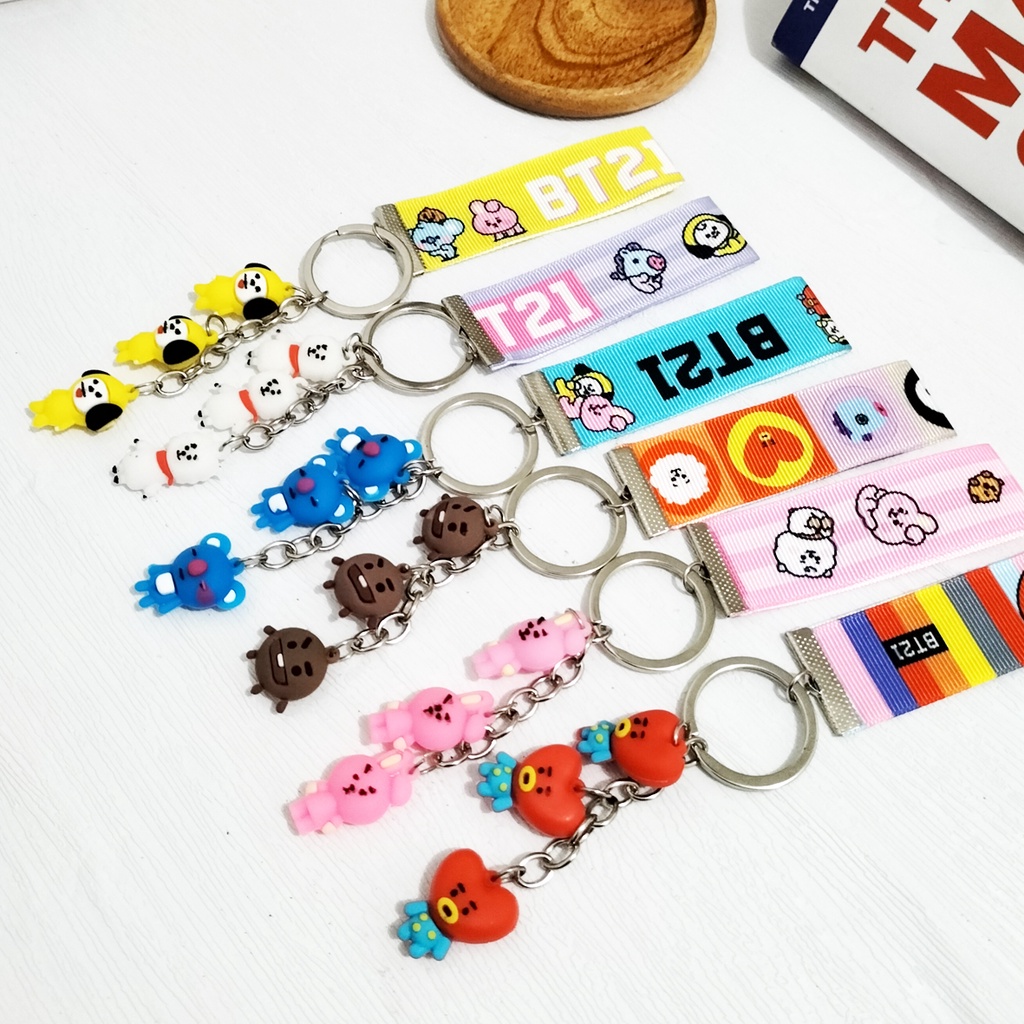 Gantungan kunci lucu gantungan tas cute keychain aksesoris tas korea Ganci