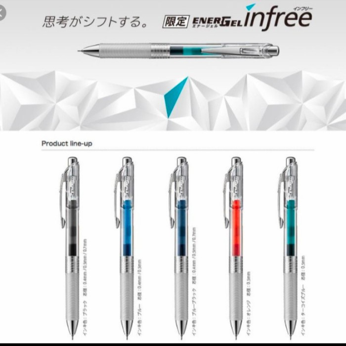 

Kusus Hari Ini Pulpen Pentel Energel Infree 0.5 Bln75Tl-A Bagus