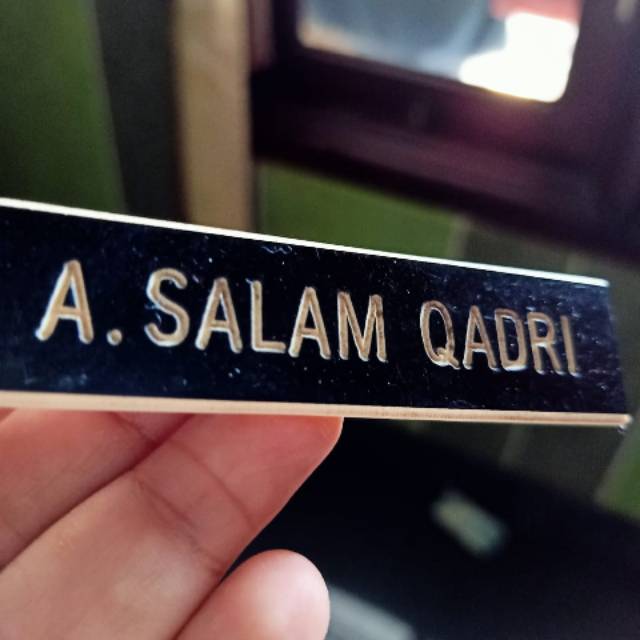 

Papan nama pns