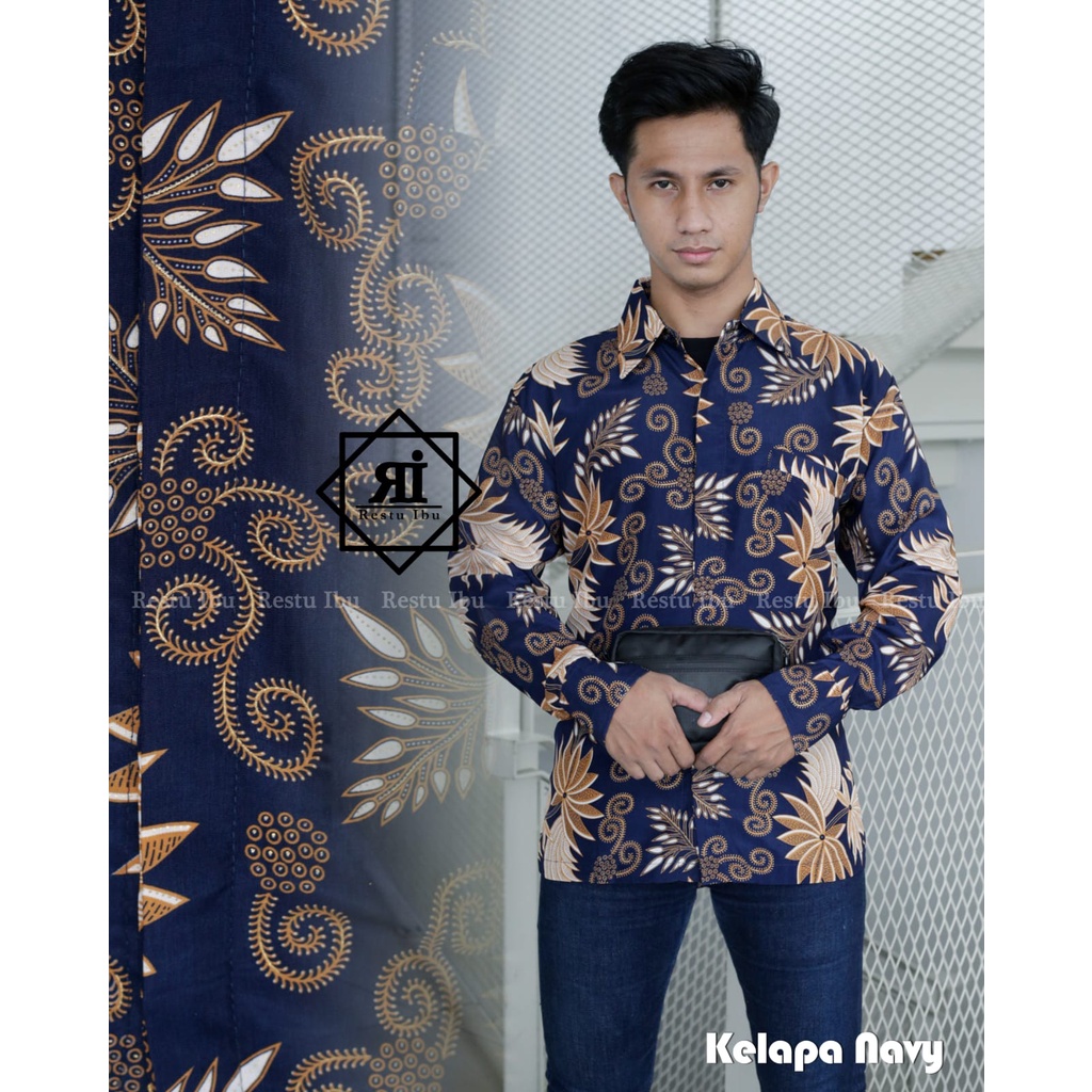 KEMEJA BATIK PRIA / KEMEJA BATIK KONDANGAN / HEM PANJANG / KEMEJA MURAH / KEMEJA BATIK TERBARU Kemeja Batik Pria Seragaman Among Tamu / Kemeja Batik Nikahan Original /TERBARU KEMEJA BATIK PRIA LENGAN PANJANG MOTIF/ CUOPLE BATIK KMJ KELAPA NAVY