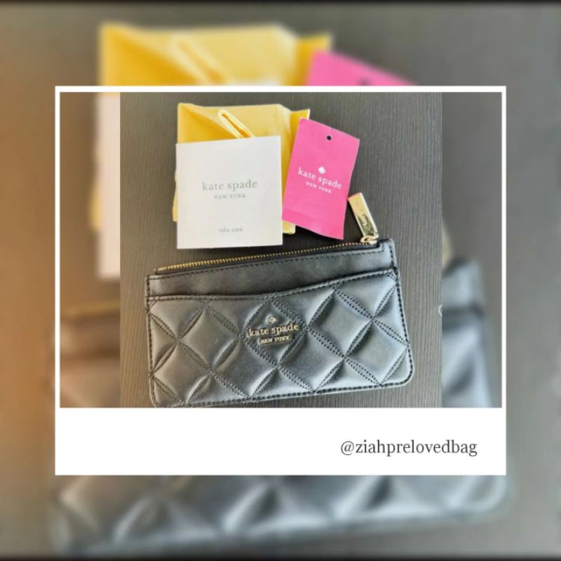 PL DOMPET KS CARD HOLDER KATE SPADE PRELOVED ORIGINAL AUTHENTIC