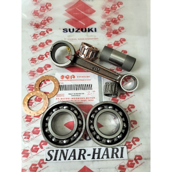 SETANG SEHER PLES BERING SATRIA 2 TAK , SATRIA HIU 2 TAK  KELENGKAPAN PRODUK  SETANG SEHER SET BERING SEPASANG KANAN KIR 6205_6205