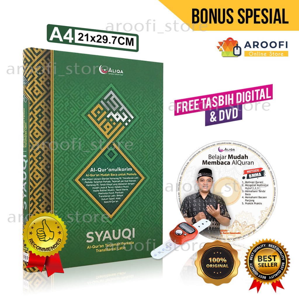 Alquran Syauqi Aliqa Jumbo HIJAU