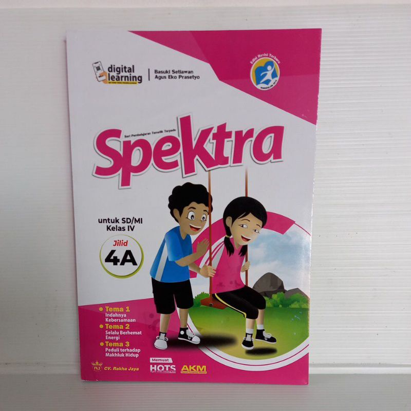 BUKU PELAJARAN SPEKTRA KELAS 4 JILID A - TEMA 1 S.D 3