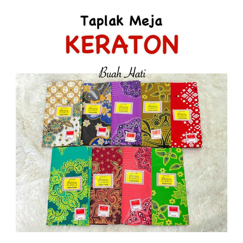 Taplak Meja Batik Murah Kantor Meja Guru Sovenir 115x110cm