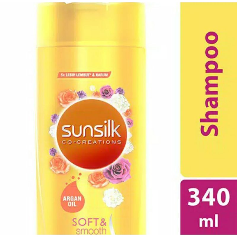 Shampoo Sunsilk 340ml Sampo sunsilk soft & smooth 340ml