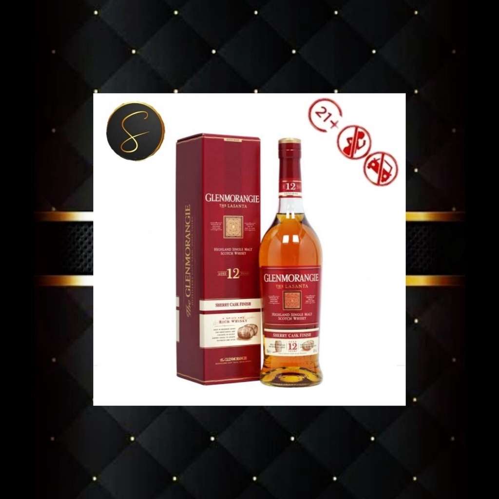 GLENMORANGIE THE LASANTA AGED 12 YEARS HIGHLAND SINGLE MALT SCOTCH WHISKY 700ML