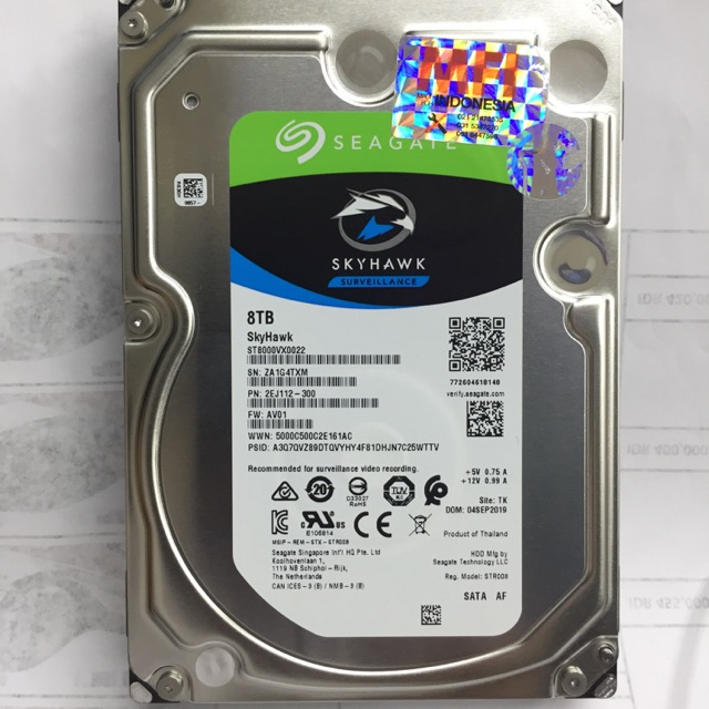 HDD 8 TB SEAGATE SKYHAWK SURVEILLANCE