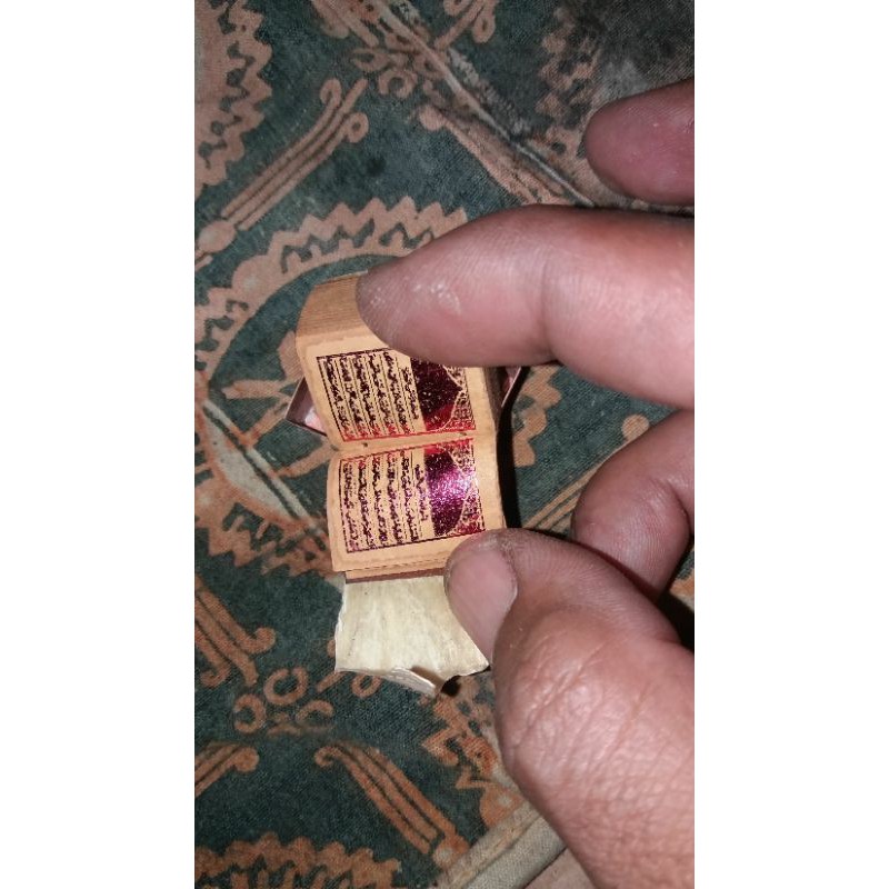 stambul tinta merah sampul kulit kidang