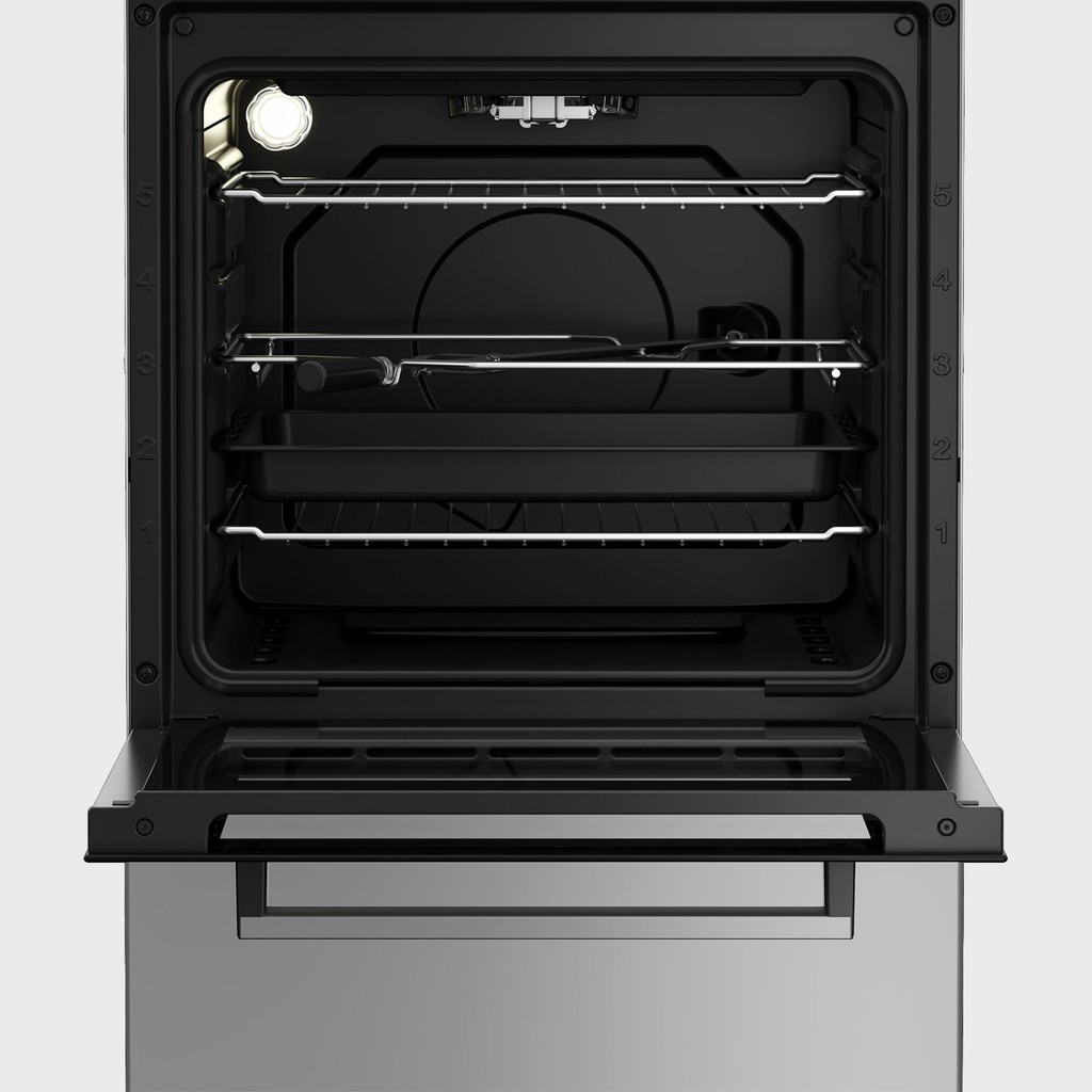 Freestanding Cooker 4 Tungku by Beko - FSGT52110GS