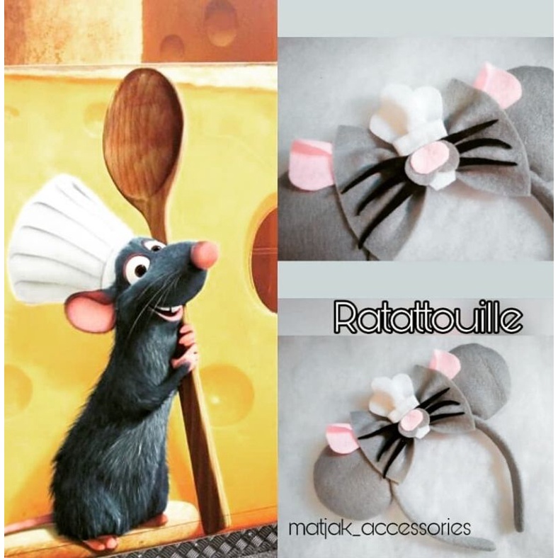 Bando Karakter Disney Ratatouille Inspired Tikus Koki