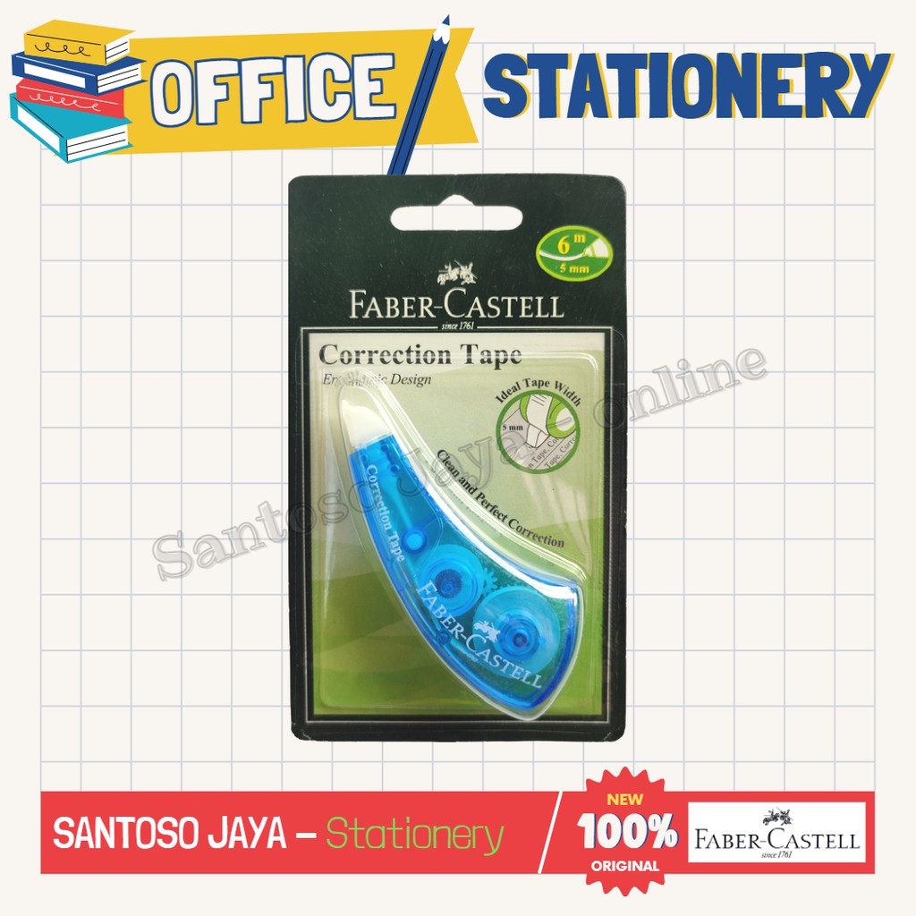 

Correction Tape FABER CASTELL ENN-506 - Tip-Ex - Tip X Kertas ENN506