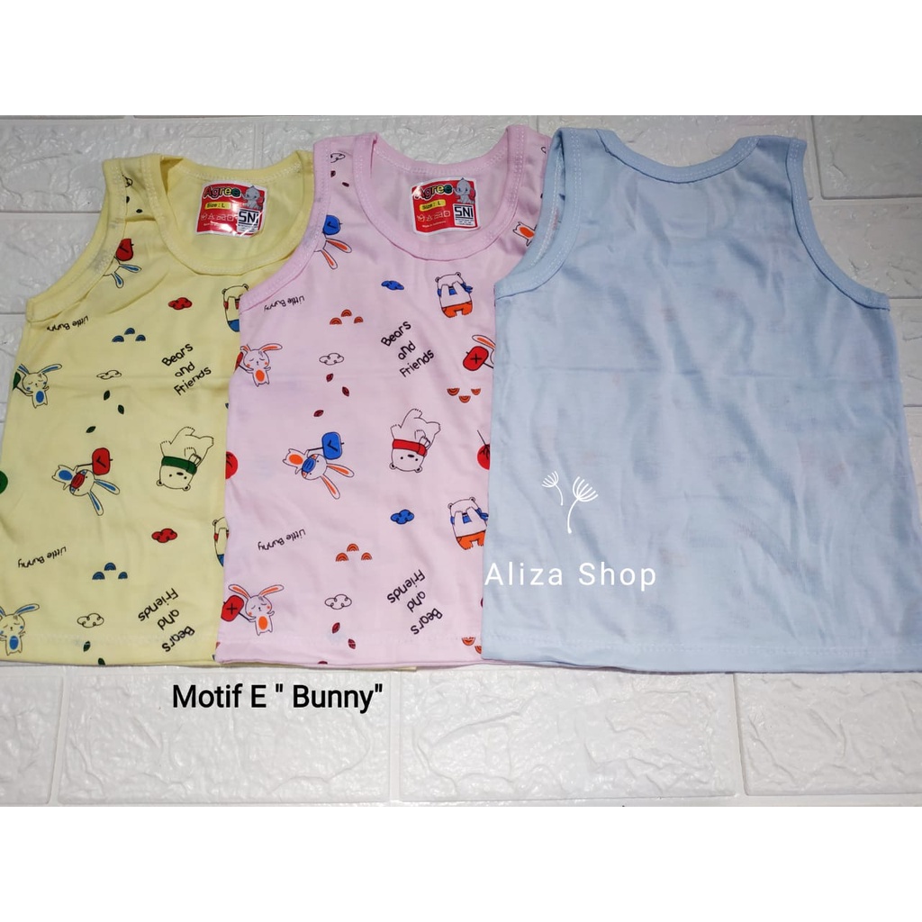 Kaos Dalam Anak Motif Singlet Agreekids Size S - XL