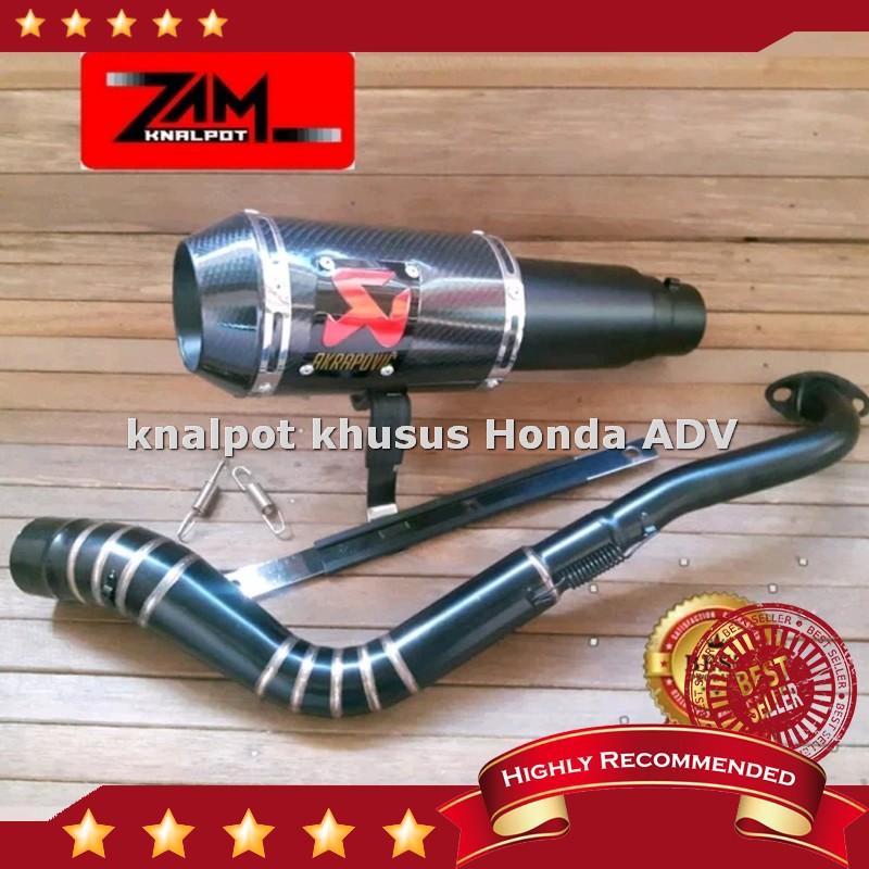 Harga Knalpot racing akrapovic gp lorenzo honda adv 150 vario 150 pcx 150 nmax aerox