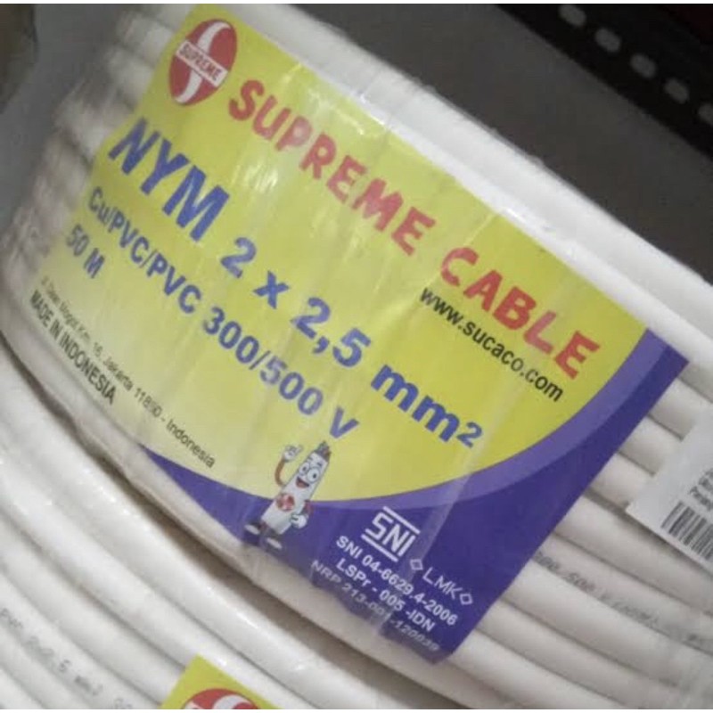 Jual Supreme Kabel Tunggal Kawat Nym X Mm Isi Meter Roll Cable X