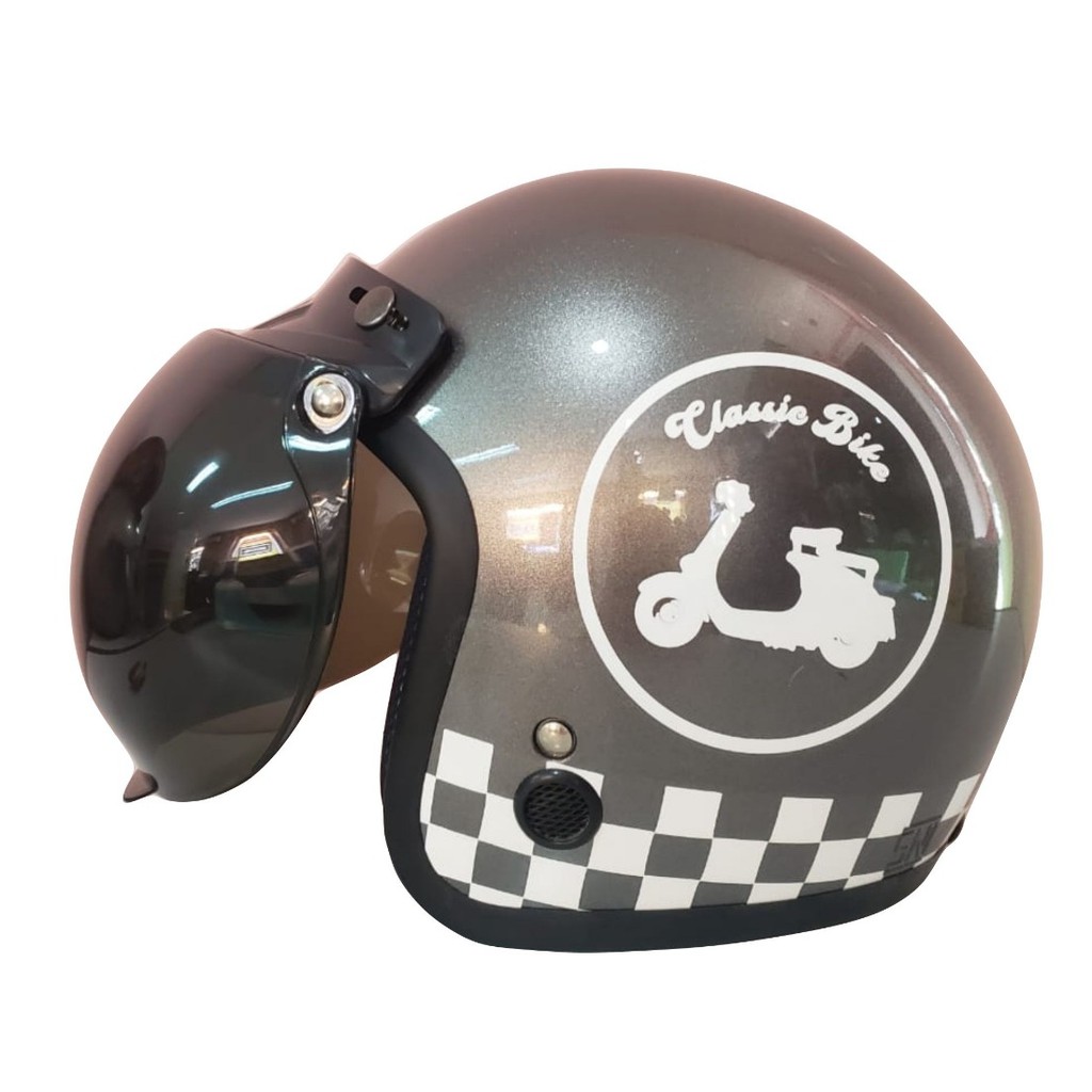 Helm Bogo Retro / Helm IGLOO Motif Campur mix varian