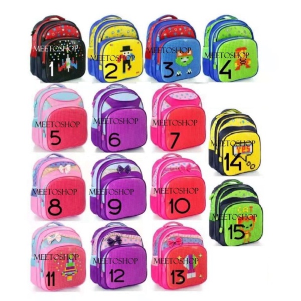 Unik Tas Lego Anak SD - No Tiga Murah