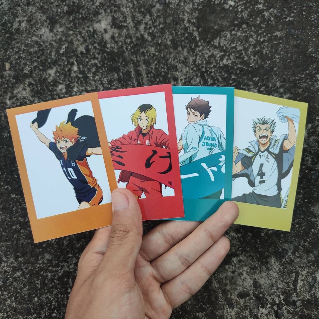 Pola Deco Mini Poster Anime Haikyuu - Hinata Kageyama Tsukishima Kenma Sugawara Oikawa