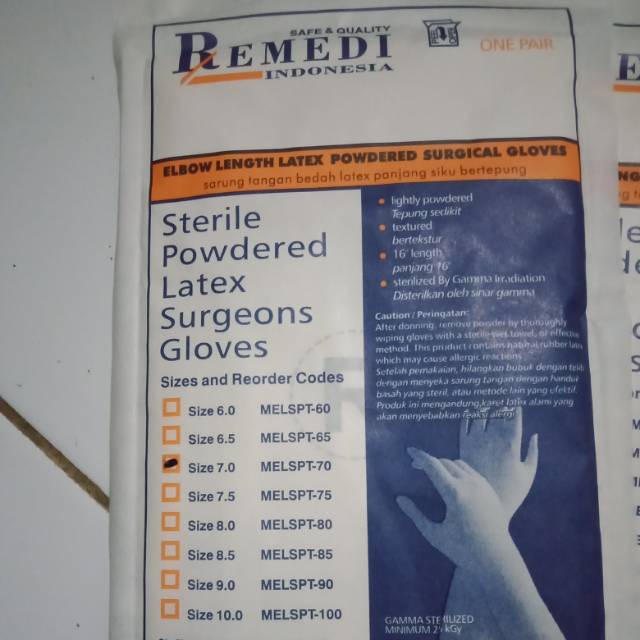 Sarung tangan obgyn remedi