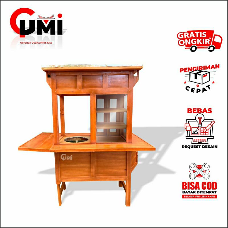 Gerobak Bakso Minimalis - Gerobak Mie Ayam Minimalis | Gerobak Mie Ayam Bakso Minimalis