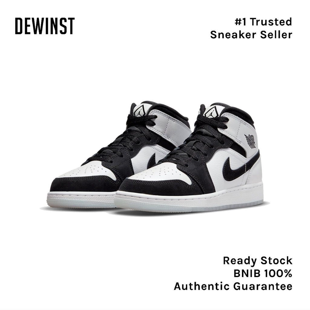 Air Jordan 1 Mid SE Diamond Shorts GS BNIB RESMI ORIGINAL